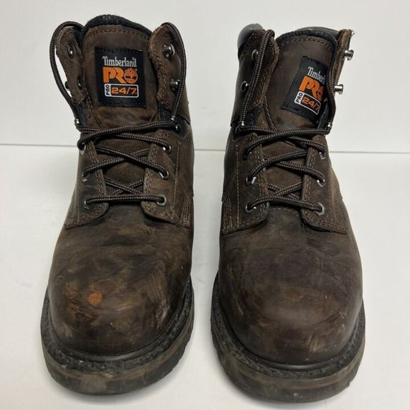 Timberland Pro Mens Pit Boss Steel Toe Boot Brown Size 10 M main image 4